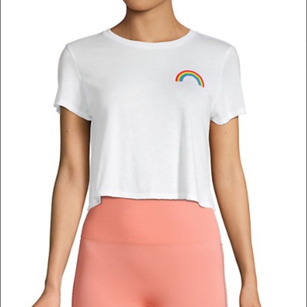 NWT French Connection Pride Rainbow Crop Top